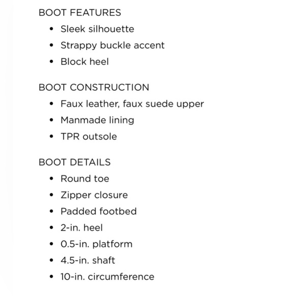 Classic Black Ankle Boots with Buckle Detail - Picture 9 of 9